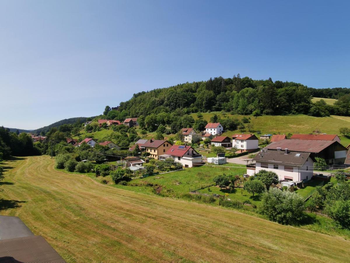Hotel Gruener Baum Mit Restaurant & Wellness Oberzent Exterior photo